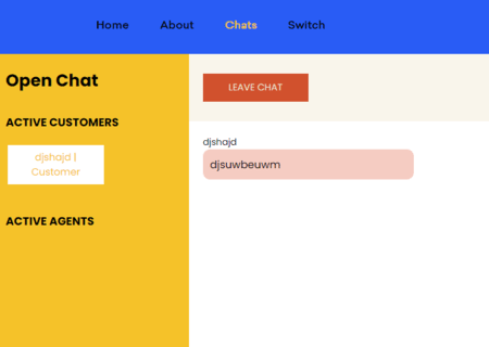 HelpDesk WebApp using WebSocket